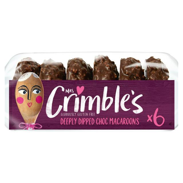 Mrs Crimble S Deeply Dippy Choc Macaroons X6 240g Sainsbury S