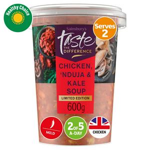 Sainsbury's Chicken, Nduja & Kale Soup, Autumn Edition, Tast...