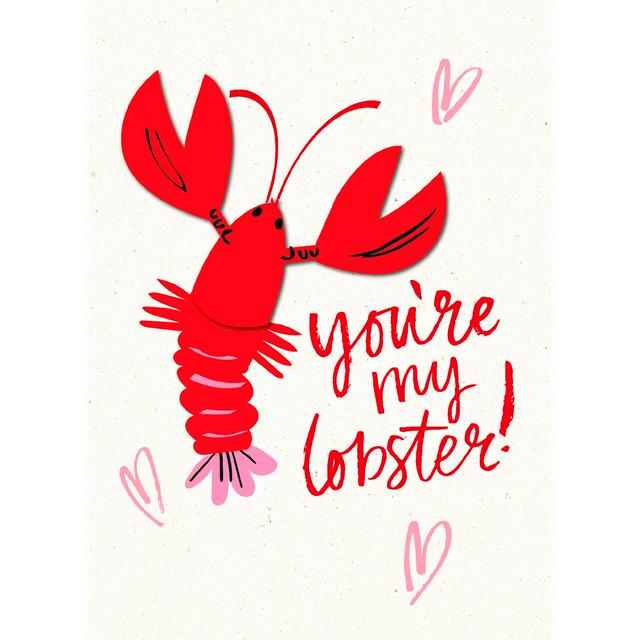 Papyrus Valentinstagskarte 'You Are My Lobster' – Mit Glitzer & Edelsteinen, Inkl. Rotem Umschlag