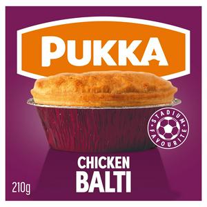 Pukka 210g Chicken Balti Pie