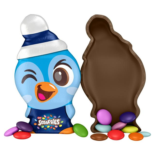 Smarties 94g Penguin Milk Chocolate Christmas Figure - gallery image 1