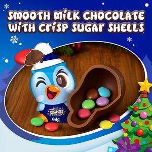 Smarties 94g Penguin Milk Chocolate Christmas Figure - gallery image 3