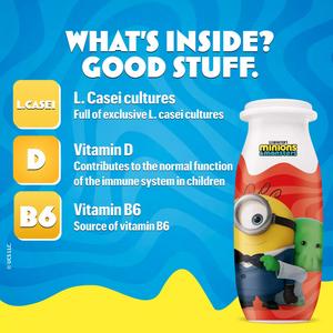 Actimel Kids Strawberry Banana Yoghurt Drink 4x100g - gallery image 3
