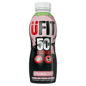 Ufit Strawberry Flavour High Protein Milkshake 500ml