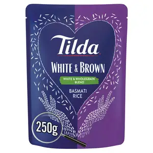 Tilda Classics White & Wholegrain Basmati Rice Blend 250g