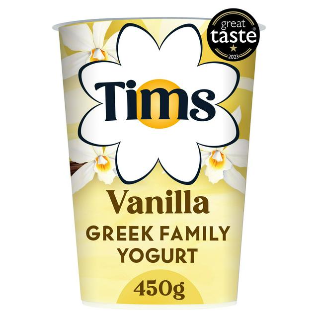 Tims Dairy Greek Style Vanilla Bio-Live Yogurt 450g - gallery image 1