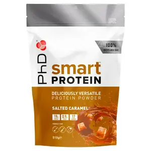 PhD Smart Protein Deliciously Versatile Protein Powder Salted Caramel 510g