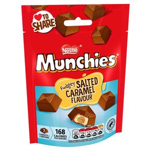 Munchies 97g Fudgey Salted Caramel Flavour Small Pouch - gallery image 2