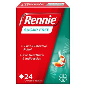 Rennie Sugar Free Spearmint Flavour Chewable Tablets x24 - video