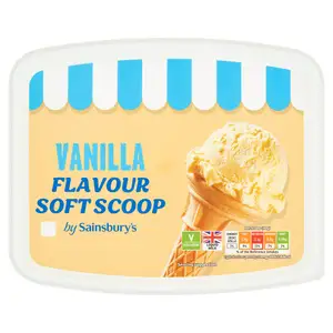 Sainsbury's Vanilla Flavour Soft Scoop 2L 