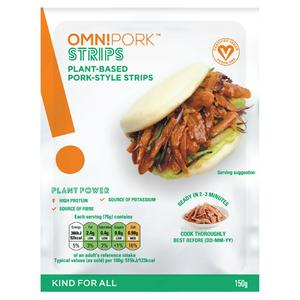 OmniPork Plant-Based Pork-Style Strips 150g