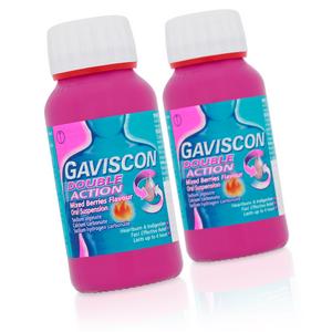 Gaviscon Double Action Oral Suspension Mixed Berries 150ml - gallery image 2