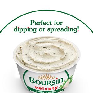 Boursin Velvety Garlic & Herb Cheese Dip 125g - gallery image 2
