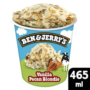 Ben & Jerry's Vanilla Pecan Blondie Ice Cream Tub 465ml