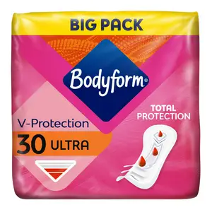 Bodyform Cour V Ultra Normal Sanitary Towels Pack x30