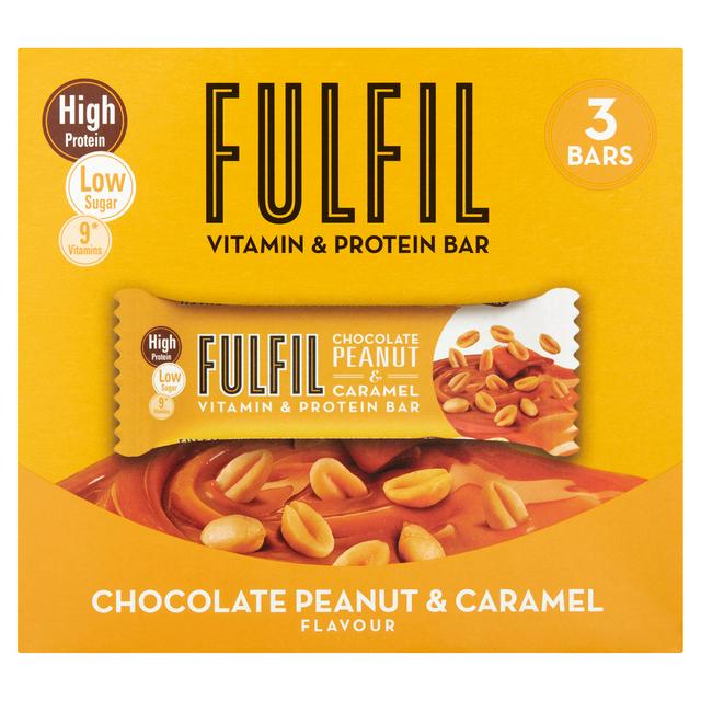 FULFIL Chocolate Peanut & Caramel Flavour Vitamin & Protein Bar