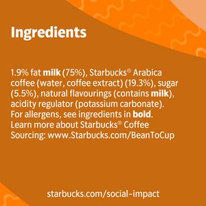 Starbucks Frappuccino Caramel Flavoured Milk Iced Coffee 4 x 250ml - gallery image 3