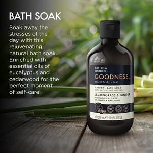 Baylis & Harding Goodness Lemongrass & Ginger Natural Bath Soak 500ml - gallery image 2