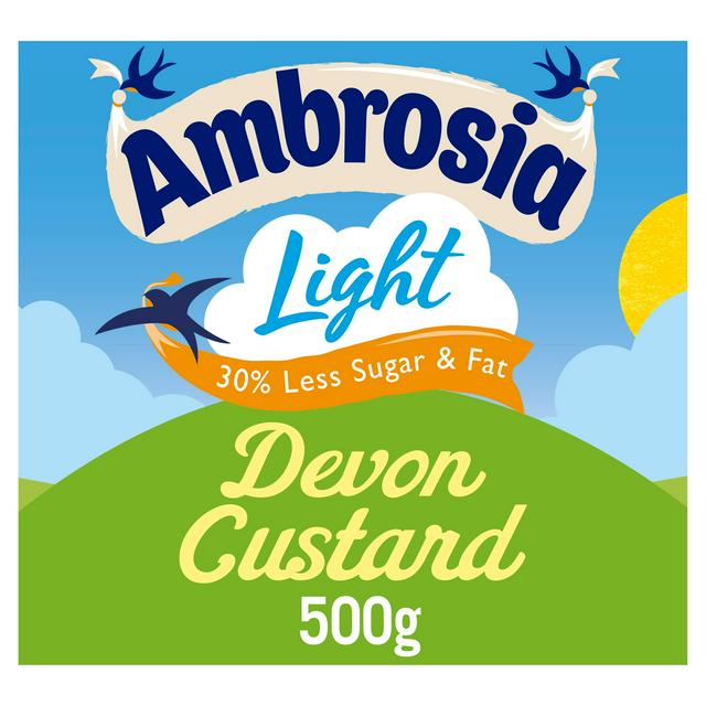 Ambrosia Light 500g Low Fat & Reduced Sugar Custard Dessert Carton - gallery image 1