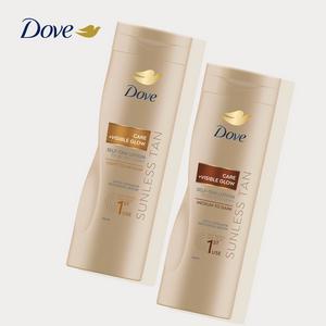 Dove Visible Glow Medium to Dark Self Tanning Lotion Fake Tan 400ml - gallery image 2