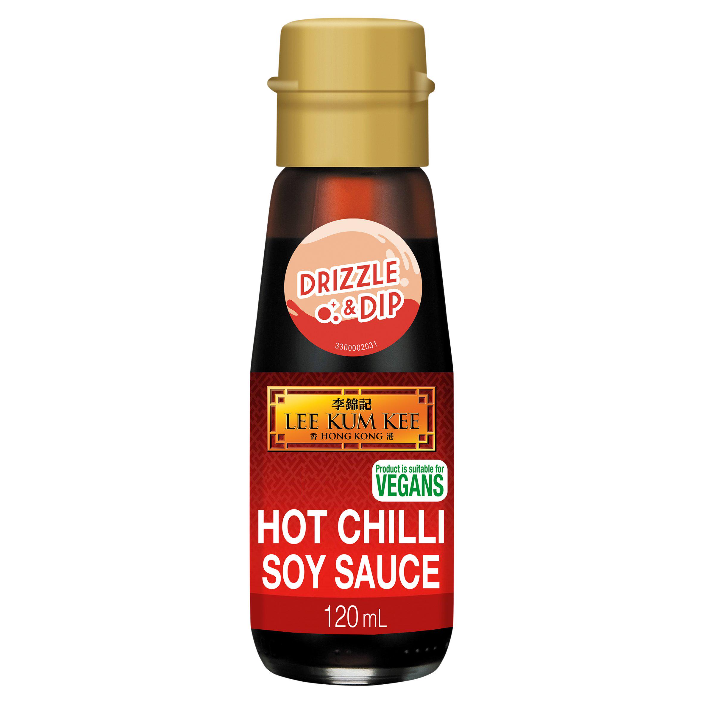 Hot Chilli Soy Sauce 120ml Vegan-Friendly Bottle