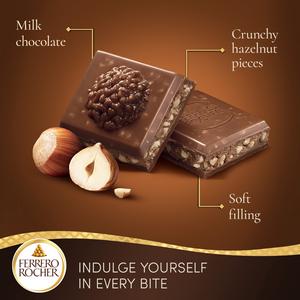 Ferrero Rocher Milk Chocolate & Hazelnut Bar 90g - gallery image 2