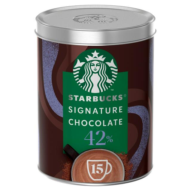 Starbucks Signature 42 Cocoa Hot Chocolate Powder Tin 330g Sainsbury S.