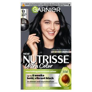 Garnier Nutrisse Ultra Color Infinite Black Permanent Hair Dye 1.10