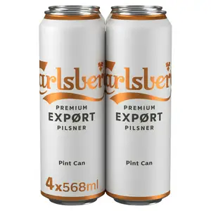 Carlsberg Export Lager Beer 4x568ml