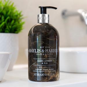Baylis & Harding Elements Dark Amber & Fig Luxury Hand Wash 500ml - gallery image 3