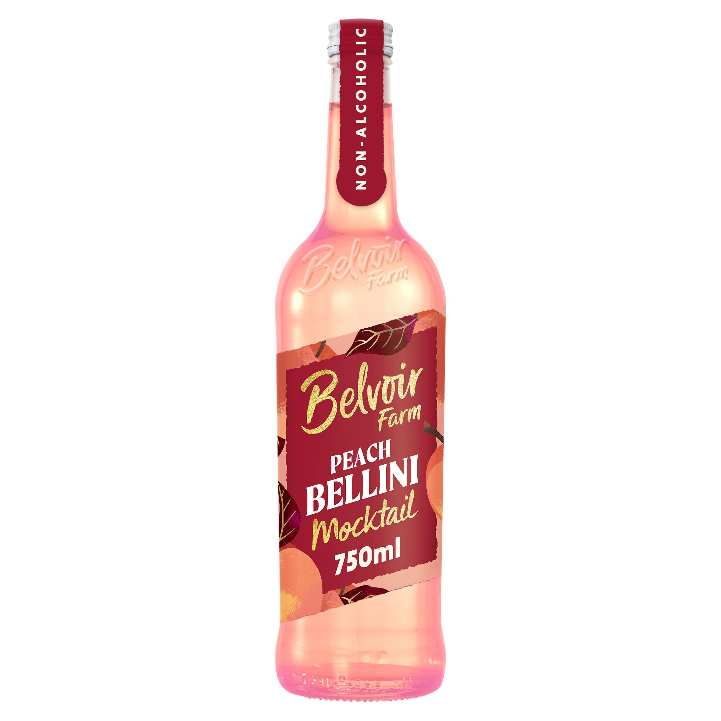 Non-Alcoholic Sparkling Peach and Grape Juice Drink 750ml