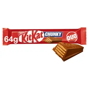 Kit Kat Chunky Duo Milk Chocolate Chocolate Bar 64g