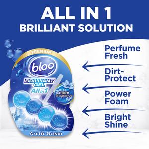 Bloo Brilliant Gel All in 1 Rim Block Arctic Ocean 42g - gallery image 2