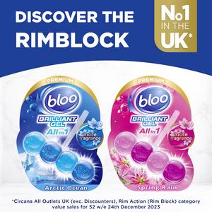 Bloo Brilliant Gel All in 1 Rim Block Arctic Ocean 42g - gallery image 5