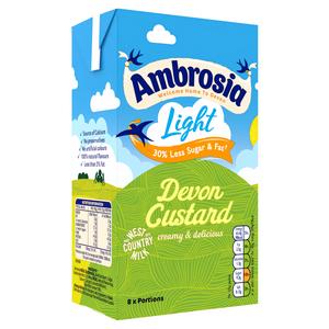 Ambrosia Light 1kg Low Fat & Reduced Sugar Custard Dessert Carton - gallery image 2