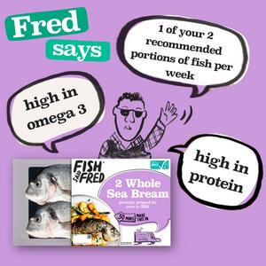 Fish Said Fred Whole Sea Bream 520g - gallery image 3