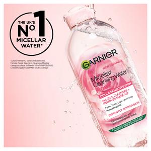 Garnier Micellar Rose Water Facial Cleanser Makeup Remover For Dull Skin 700ml - gallery image 2