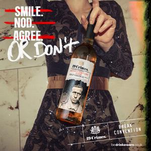 19 Crimes Revolutionary Rose Wine 75cl - gallery image 2