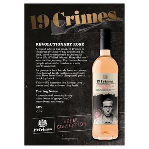 19 Crimes Revolutionary Rose Wine 75cl - gallery image 6