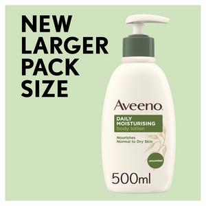 Aveeno Daily Moisturising Body Lotion Suitable For Sensitive Skin 500ml - gallery image 2
