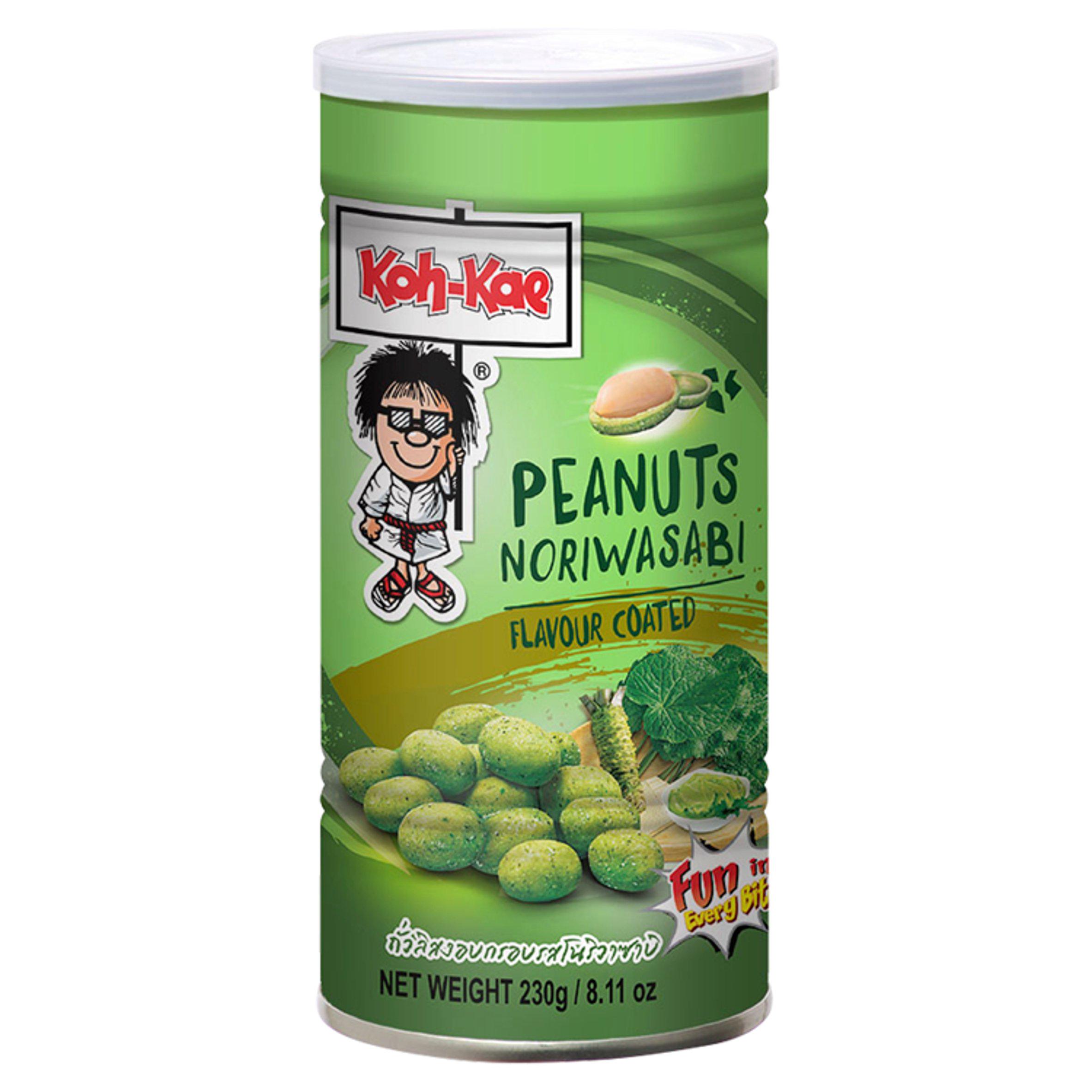 Koh-Kae Peanuts Nori Wasabi Flavour Coated Savoury Snacks 230g
