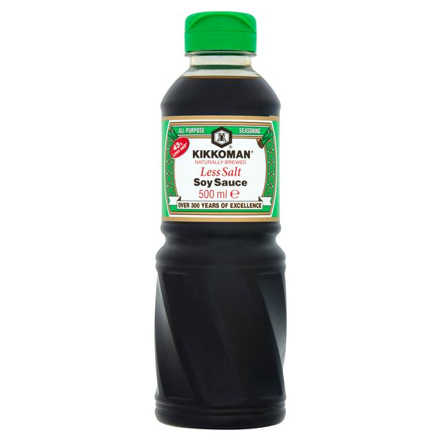 Kikkoman Less Salt Soy Sauce 480Ml