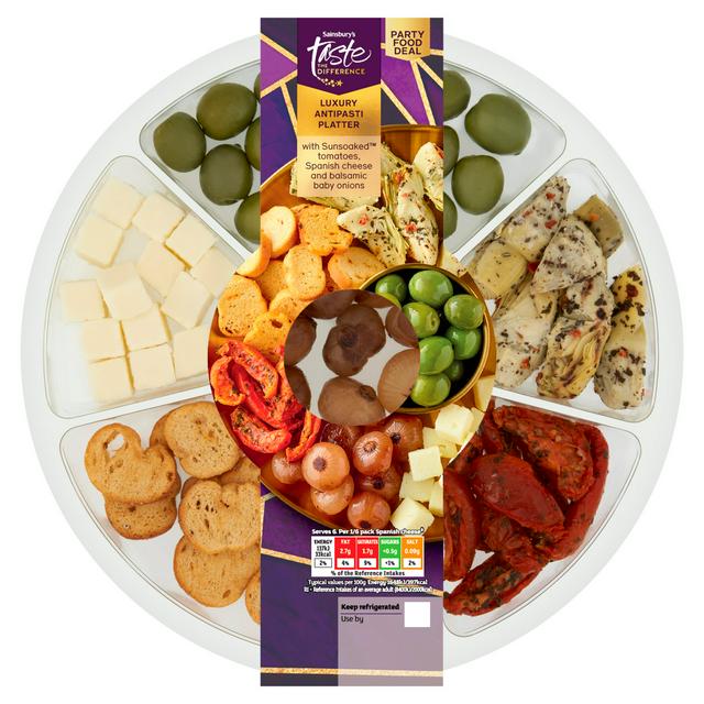 Sainsbury's 310g Luxury Antipasti Platter, Taste the Difference - gallery image 1