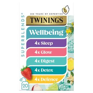 Twinings Superblends Wellbeing Collection Tea Bags 37g x20