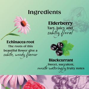 Twinings Superblends Immune Support Blackcurrant & Raspberry Tea Bags x20 40g - gallery image 3