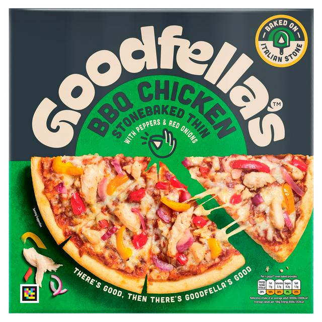 Goodfellas Goodfella's Stonebaked Thin BBQ Chicken Pizza 385g