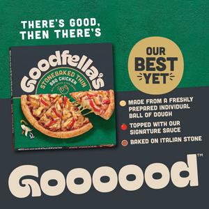 Goodfella's Stonebaked Thin BBQ Chicken Pizza 385g - gallery image 3
