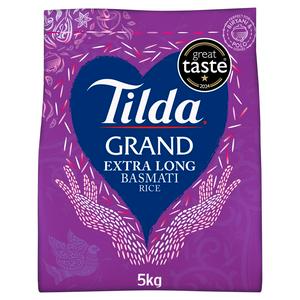 Tilda Grand Extra Long Basmati Rice 5kg