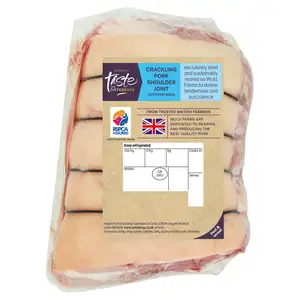 Sainsbury's British Fresh Outdoor Bred Pork Shoulder Joint, Taste the Difference (Approx 1.4kg)