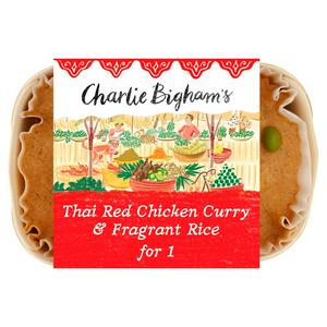 Charlie Bigham's Thai Red Chicken Curry & Fragrant Rice 418g